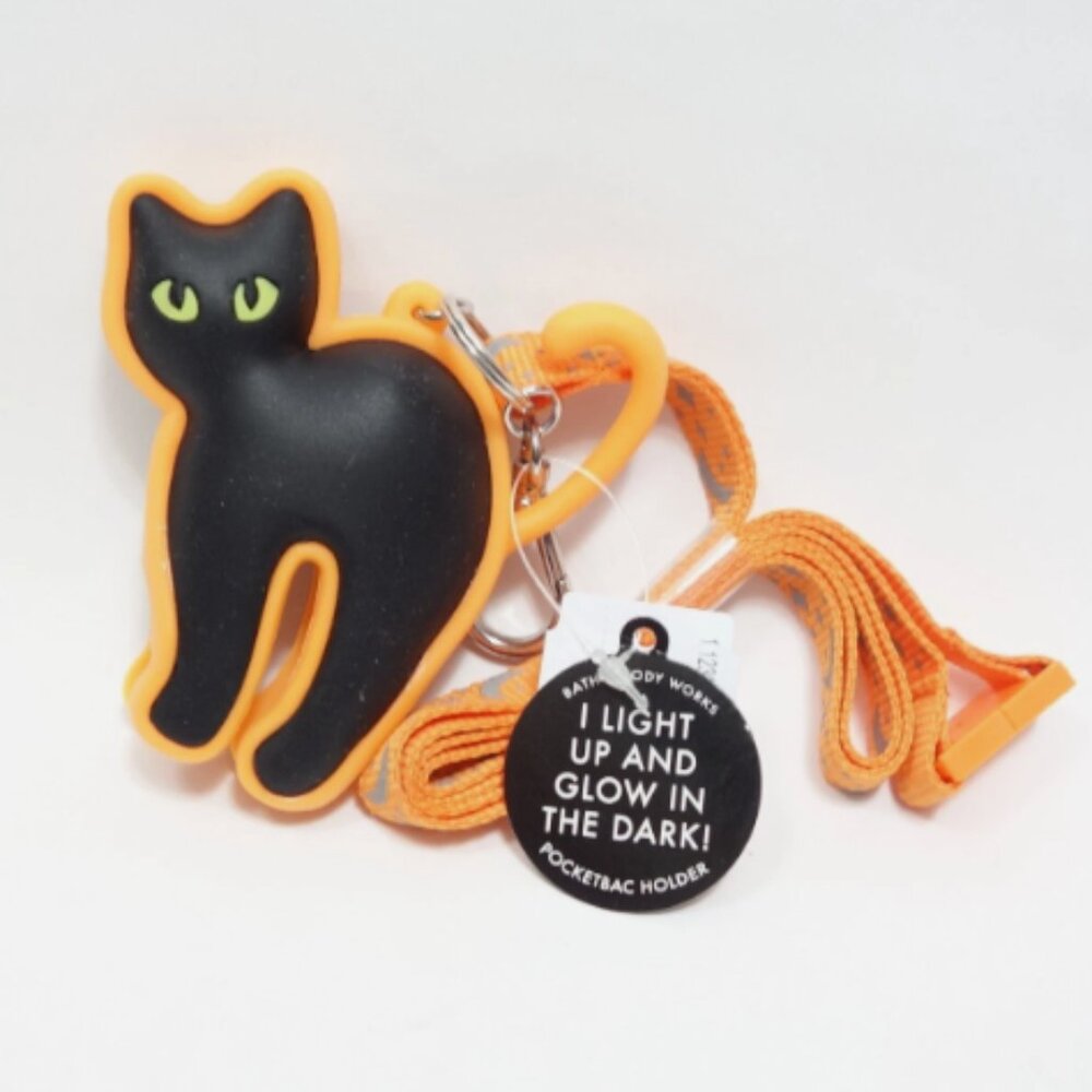 Bath & Body Works Light-Up Glow Black Cat Pocket